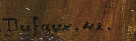 Signature 9 — Henri Dufaux · Lower right