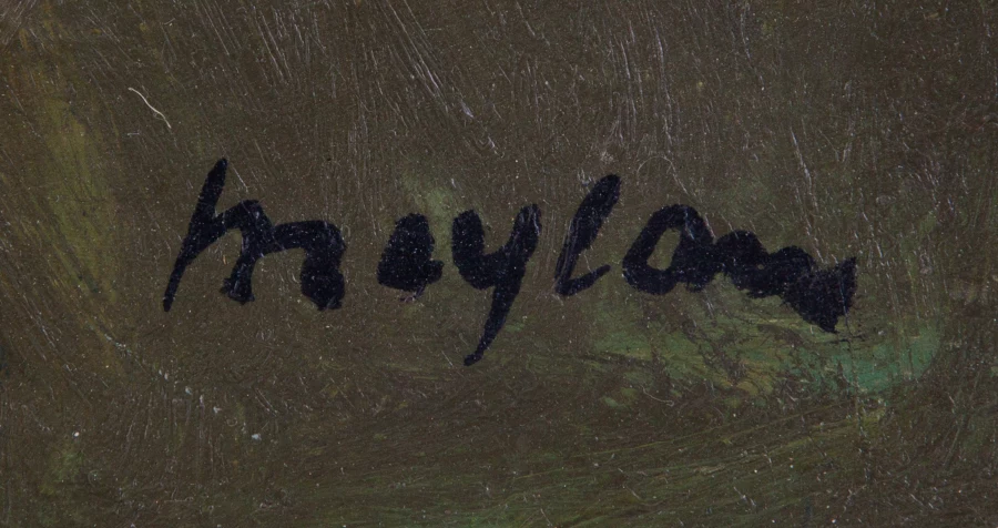 Signatur 5 — Henry Meylan · Unten rechts auf der Malfläche.
