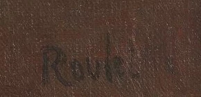 Firma 1 — Henry Roulet · In basso a destra sulla tela.