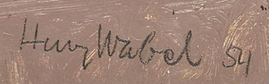 Signature 1 — Henry Wabel · En bas à gauche