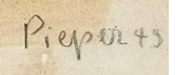Signature 1 — Hermann Pieper · En bas à droite