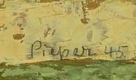 Signature 2 — Hermann Pieper · En bas à droite de l’œuvre