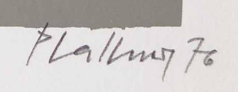 Signature 4 — Hermann Plattner · Dans la marge inférieure droite.