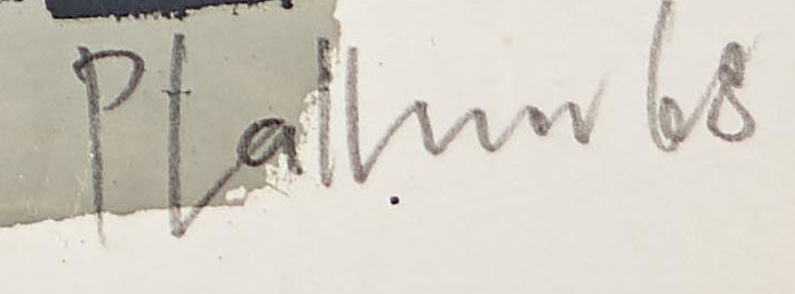 Signature 2 — Hermann Plattner · Dans la marge inférieure droite de l’estampe.