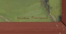 Signatur — Hiram Brulhart · Unten rechts auf der Leinwand.