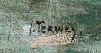 Signatur 1 — Jan Pieter Terwey · Unten rechts