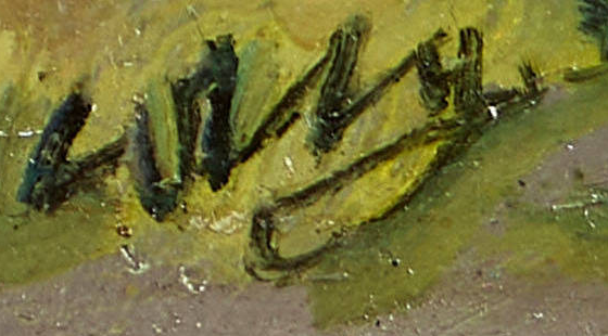 Signature — Jean Corty · Lower right, on the painting