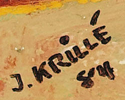 Signature 6 — Jean Krillé · En bas à gauche