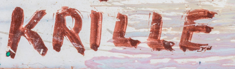 Signature 4 — Jean Krillé · En bas à gauche de la peinture