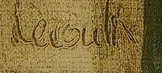 Signature 7 — Jean Lecoultre · Lower left of the canvas
