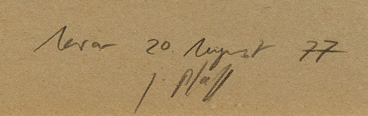 Signature — Jean Pfaff · En bas à droite