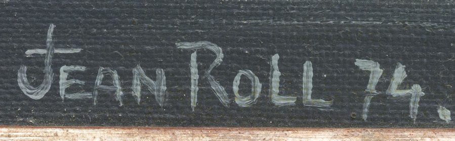 Signature 7 — Jean Roll · En bas à gauche de la toile.
