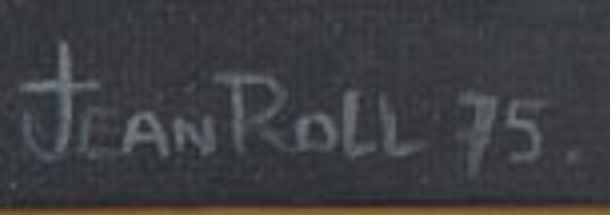 Signature 10 — Jean Roll · En bas à gauche de la toile