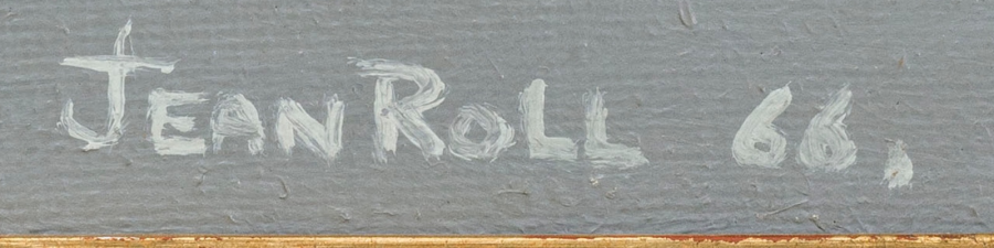 Signature 6 — Jean Roll · En bas à droite de la toile