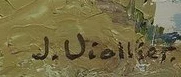 Signature 1 — Jean Viollier · En bas à droite de la toile.