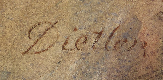 Signature 5 — Johann Friedrich Dietler · Au milieu à droite