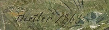 Signature 9 — Johann Friedrich Dietler · En bas, au centre