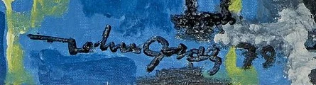 Signature 1 — John Graz · En bas, près du centre de la toile.