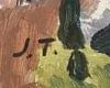 Monogramme 10 — John Torcapel · En bas à gauche de la peinture.