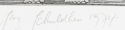 Signature 1 — Jörg Shimon Schuldhess · Dans la marge inférieure, sous l’image.
