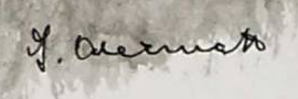 Signature — Josef Maria Odermatt · En bas à droite de l’œuvre