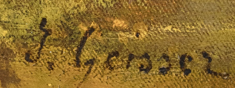 Signature — Joseph Geisser · En bas à droite de la surface peinte.