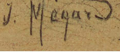 Firma — Joseph Mégard · In basso a sinistra