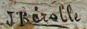 Firma — Joseph Rérolle · In basso a sinistra