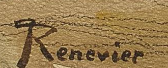 Signature — Julien Renevier · En bas à gauche