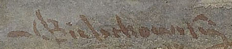Firma — Karl August Bielchowski · In basso a sinistra