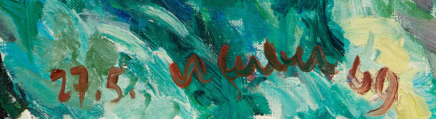 Signature 1 — Karl Gerber · En bas, près du centre