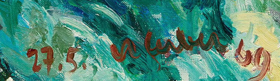 Signature 2 — Karl Gerber · En bas, près du centre de la toile.