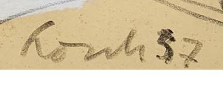 Firma 3 — Karl Hosch · In basso a destra