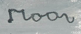 Signature 6 — Karl Moor · Lower right