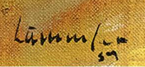 Signature — Köbi Lämmler · En bas à droite