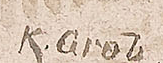 Signature 2 — Konrad Grob · En bas à gauche du dessin.