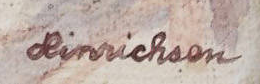 Signatur — Kurt Hinrichsen · Unten rechts auf der Leinwand