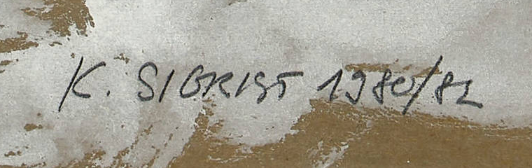 Signatur — Kurt Sigrist · Unten rechts
