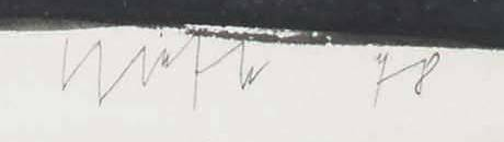 Signature 1 — Kurt Wirth · En bas à droite, dans la marge sous l’œuvre