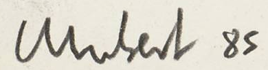 Signatur — Laurent Hubert · Unten links