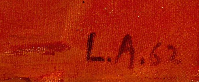 Monogramme 5 — Leo Andenmatten · En bas à droite