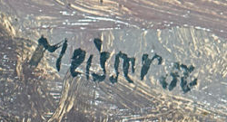 Signature 3 — Leonhard Meisser · Dans l’angle inférieur gauche