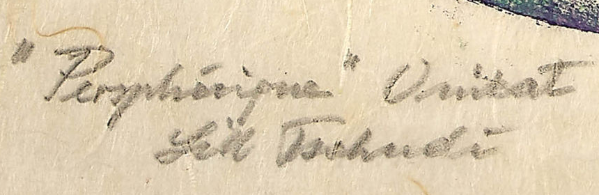Firma 5 — Lill Tschudi · In basso a sinistra