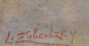 Signature — Lorand Zubritzky · En bas à gauche de la toile.