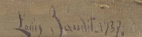 Signature 8 — Louis Amédée Baudit · En bas à droite