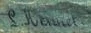 Signature 1 — Louis Mennet · Dans l’angle inférieur gauche de la peinture.