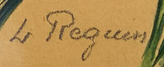 Signature — Louis Reguin-Ducommun · En bas à droite