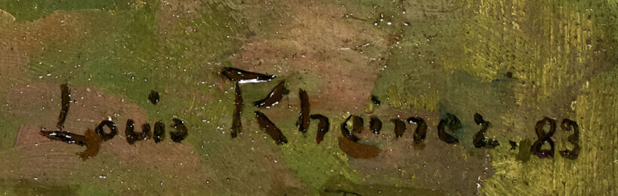 Signature 10 — Louis Rheiner · En bas à droite