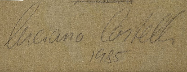 Firma 2 — Luciano Castelli · Sul retro, al centro