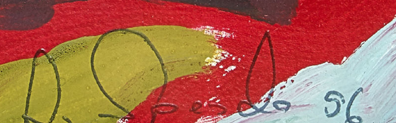 Signature — Luzian Spescha · En bas à droite